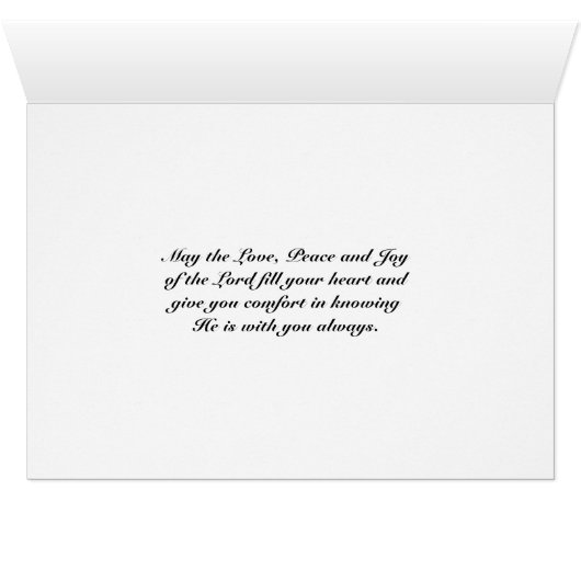 The Lord Bless You, Numbers 6:24, Celtic Card (Binenzijde Horizontaal (Onderkant))