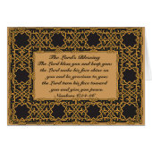 The Lord Bless You, Numbers 6:24, Celtic Card (Voorkant Horizontaal)