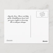 The Lord Bless You, Numbers 6:24, Celtic Design Briefkaart (Achterkant)