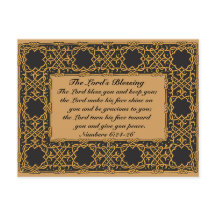 The Lord Bless You, Numbers 6:24, Celtic Design