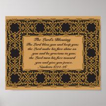 The Lord Bless You, Numbers 6:24, Celtic Design