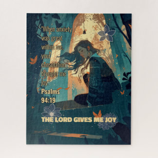 The Lord Gives Me Joy - Christian Retro Anime Legpuzzel