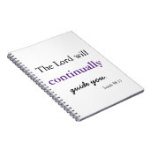 The Lord Guides You Spiral Photo Notitieboek (Rechterzijde)