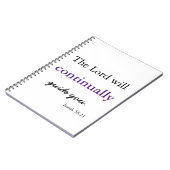 The Lord Guides You Spiral Photo Notitieboek (Linkerzijde)