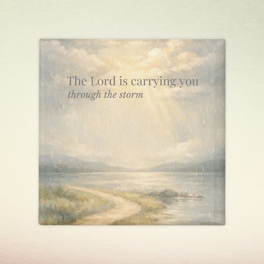 The Lord Is Carrying You Christian Faith Magneet