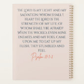 The Lord is My Light Planner  (Achterkant)