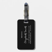 The Lord is my Rock - PS 18:2 Bagagelabel (Achterkant verticaal)