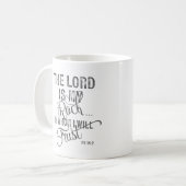 The Lord is my Rock - PS 18:2 Koffiemok (Voorkant links)