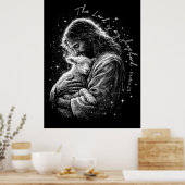 The Lord is my Shepard. Psalm 23. Poster (Keuken)