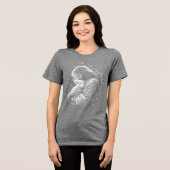 The Lord is my Shepard. Psalm 23. Tri-Blend Shirt (Voorkant volledig)