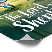 The Lord is My Shepherd Christelijke tienermeisjes Poster (Hoek)