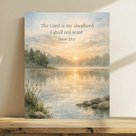 The Lord Is My Shepherd Psalm 23:1 Christian  Poster