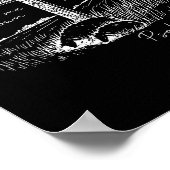 The Lord Is My Shepherd Psalm 23 Cross Meadow  Poster (Hoek)