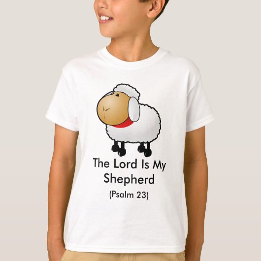 The Lord Is My Shepherd (Psalm 23) T-shirt (Voorkant)
