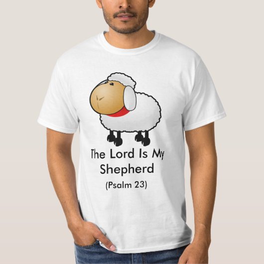 The Lord Is My Shepherd (Psalm 23) T-shirt (Voorkant)
