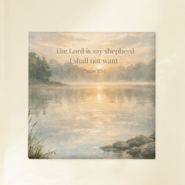 The Lord Is My Shepherd Scripture Psalm 23:1 Faith Magneet