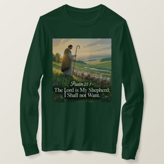The Lord Is My Shepherd T-Shirt (Design voorkant)