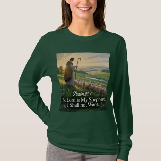 The Lord Is My Shepherd T-Shirt (Voorkant)
