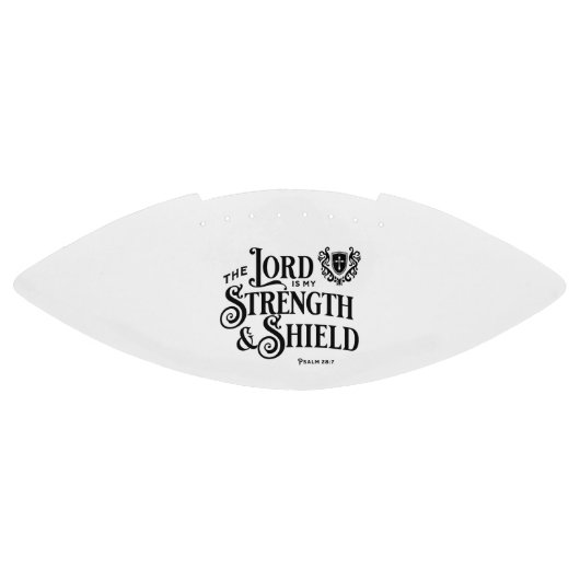 The Lord is my Strength & Shield Royalty  American Football (Paneel)