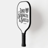The Lord is my Strength & Shield Royalty  Pickleball Paddle (Links)