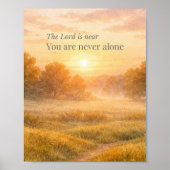 The Lord Is Near Christian Faith Poster (Voorkant)