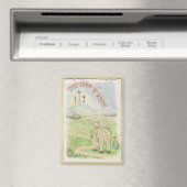 The Lord Is Risen Lamb Magnet (Insitu (Vaatwasser))