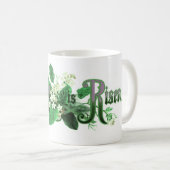 "The Lord is Risen" paaskunst groen Koffiemok (Voorkant rechts)