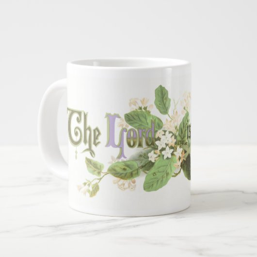 "The Lord is Risen" paaskunst natuurlijk Grote Koffiekop (Links)