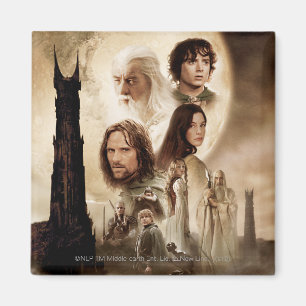 The Lord of the Rings: The Two Towers Movie Poster Magneet