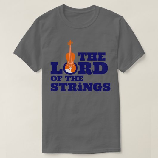 The Lord of the Strings Triblend T-shirt (Design voorkant)