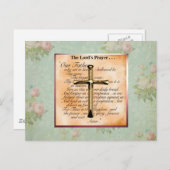 The Lord Prayer Briefkaart (Voorkant / Achterkant)
