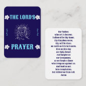 The Lord’s Prayer – Traditional Prayer Card Plaatskaartje (Voorkant / Achterkant)