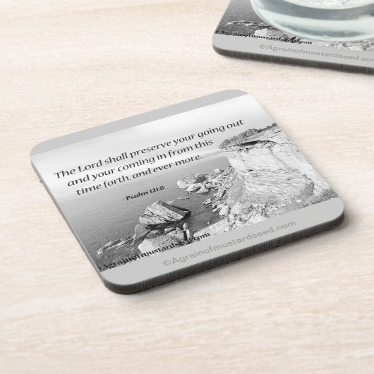 The Lord shall preserve your going out Drankjes Onderzetter (Linkerzijde)