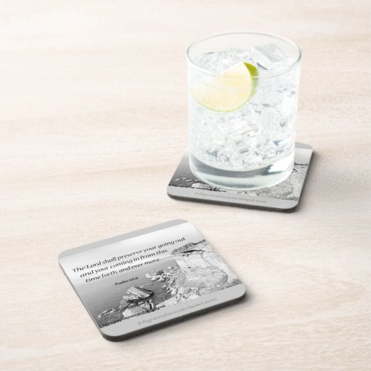 The Lord shall preserve your going out Drankjes Onderzetter (Rechterzijde)