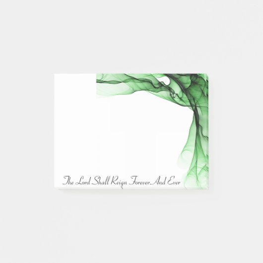 The Lord shall Reign Forever and Ever Post it Post-it® Notes (Voorkant)