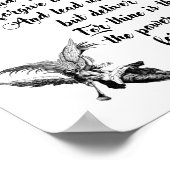 The Lords bidt Onze vader Bijbel citeert Poster (Hoek)