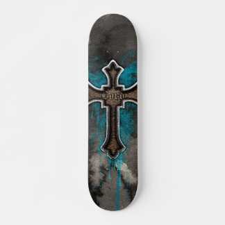 The Lord's Cross Skateboard