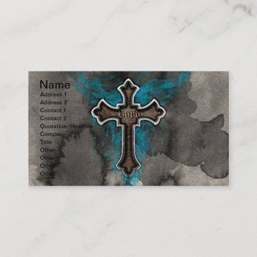 The Lord's Cross Visitekaartje (Voorkant)