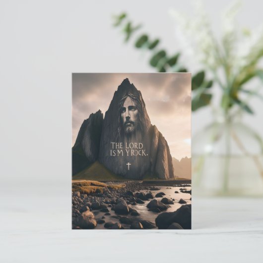 The Lords Face op Rocky Mountain Briefkaart (Staand voorkant)