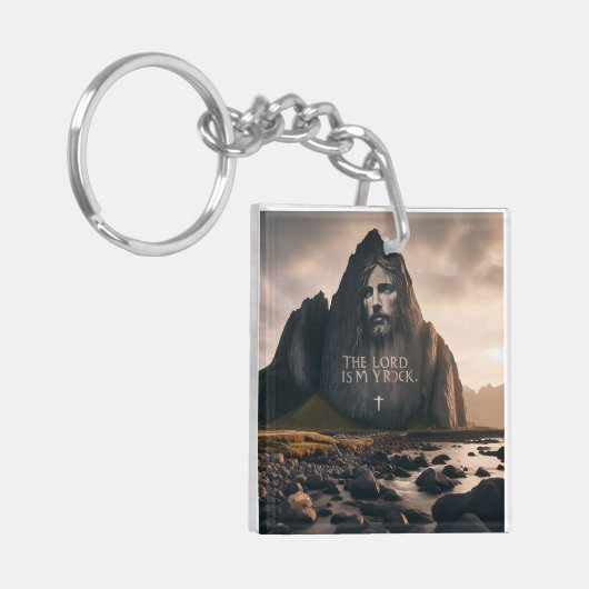 The Lords Face op Rocky Mountain Sleutelhanger (Voorkant Links)