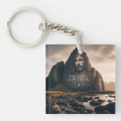The Lords Face op Rocky Mountain Sleutelhanger (Voorkant)