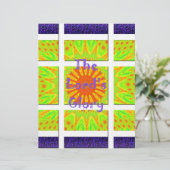 The Lord's Glory: Prachtige verbazingwekkende kleu Briefhoofd Sjabloon (Staand voorkant)