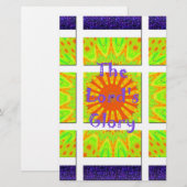The Lord's Glory: Prachtige verbazingwekkende kleu Briefpapier (Voorkant / Achterkant)
