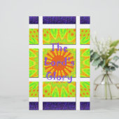 The Lord's Glory: Prachtige verbazingwekkende kleu Briefpapier (Staand voorkant)