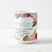 The Lord's Love Endures Bright Floral Name Mok (Center)