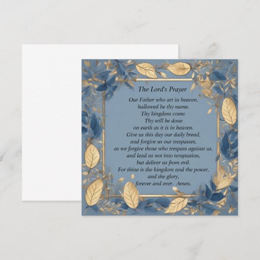 The Lord's Prayer (Voorkant / Achterkant)