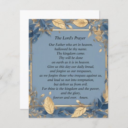 The Lord's Prayer (Voorkant / Achterkant)