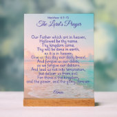 The Lord's Prayer Acryl Bord (Neutraal)