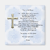 The Lord's Prayer (blauw) Magneet (Voorkant)