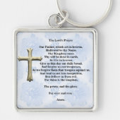 The Lord's Prayer (blauw) Sleutelhanger (Voorkant)